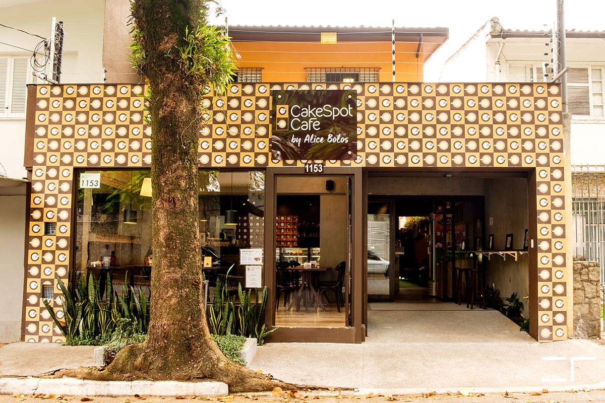 Registro fotográfico do Cakespot café para Camila Tiveron Arquitetura.